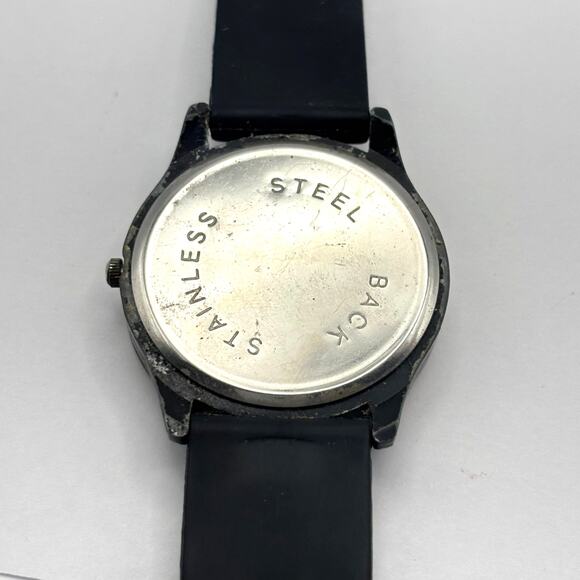 Gold & Black Crystal Men's Watch - Picture 5 of 5